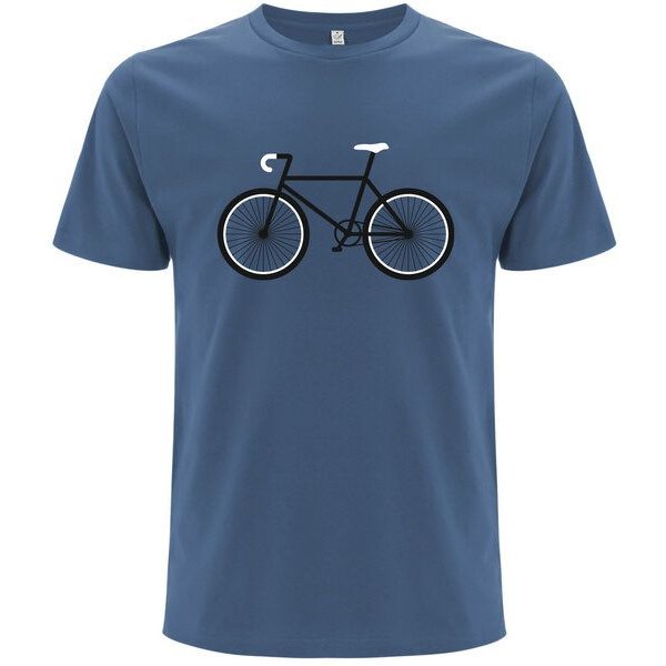 Spreecult Simpel Bike - Bio und Fair - Männer Unisex T-Shirt - Fahrrad