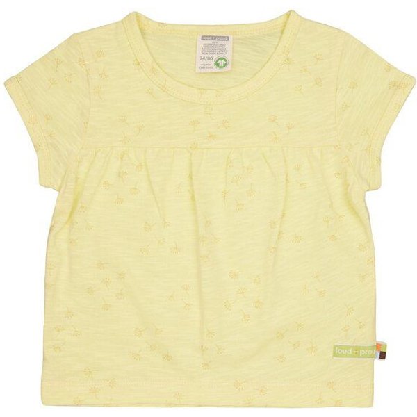 loud + proud Babys & Kinder Tunika Slub Jersey mit Druck, GOTS-zertifiziert