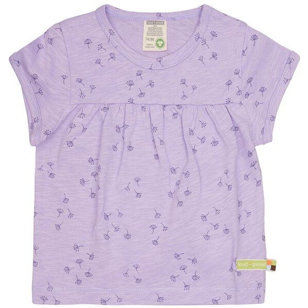 loud + proud Babys & Kinder Tunika Slub Jersey mit Druck, GOTS-zertifiziert