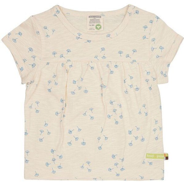 loud + proud Babys & Kinder Tunika Slub Jersey mit Druck, GOTS-zertifiziert