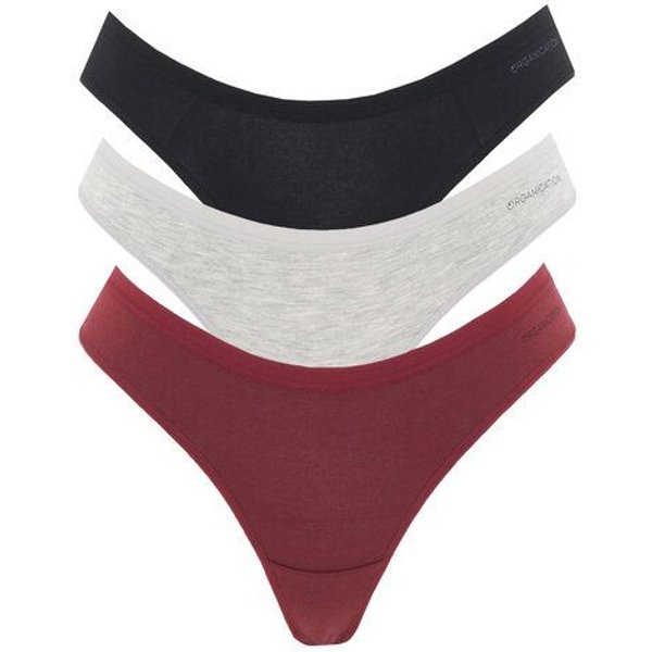 ORGANICATION KAVINN | Tanga aus Bio-Baumwolle und TENCEL Modal im 3er-Pack