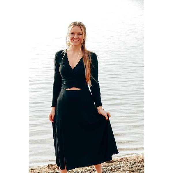 Vivien Joy Sommerrock mit Schlitz - Farrah Midiskirt