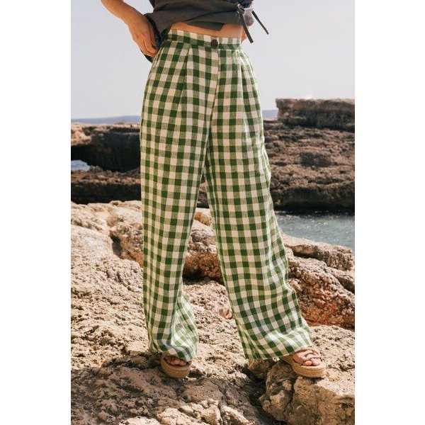 AmourLinen Klassische Leinenhose Lydia