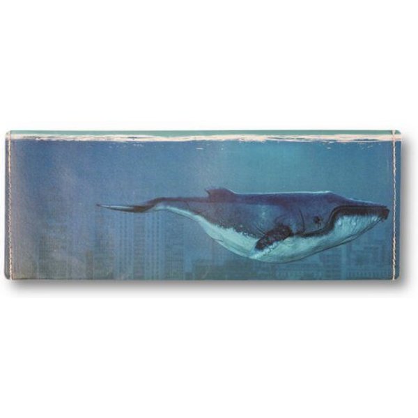 roots of compassion Portemonnaie vegan mit Wal-Motiv - Wallet aus Tyvek