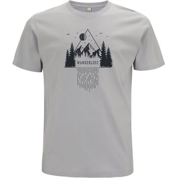 Spreecult Wanderlust - Bio&Fair - Männer Unisex T-Shirt - Wandern Hiking Outdoor