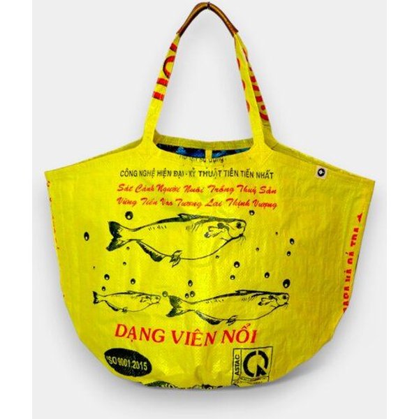 REFISHED fair fashion Tasche 'SOULMATE' - upcycelte Fischfuttersäcke