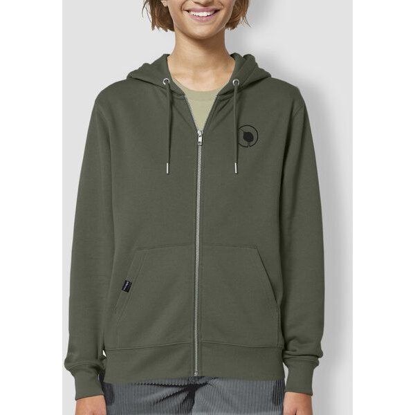 little kiwi Frau Hoodie, "Kleiner Kiwi", Khaki
