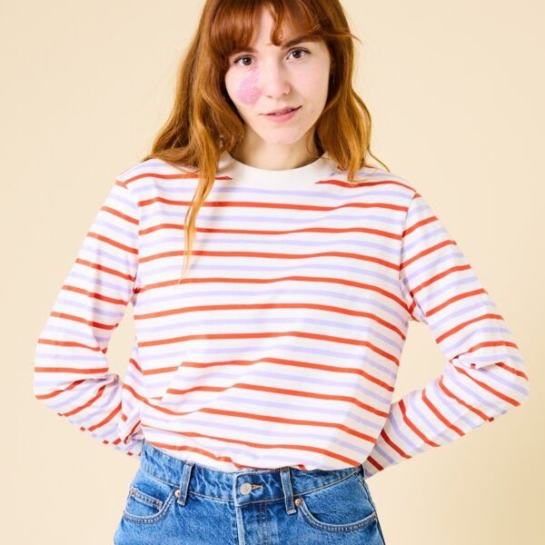 popeia Damen Langarmshirt aus Bio-Baumwolle