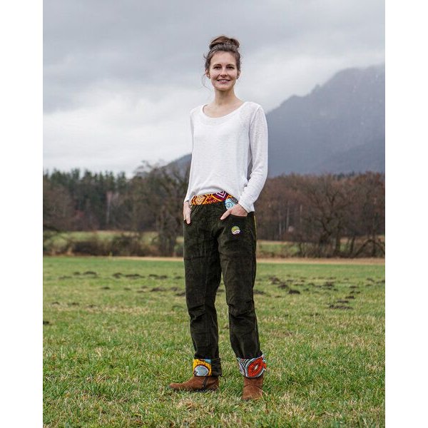 JUAdesign Cord Hose - GECKO-Cord Damen, stilvoll, zeitlos, gemütlich