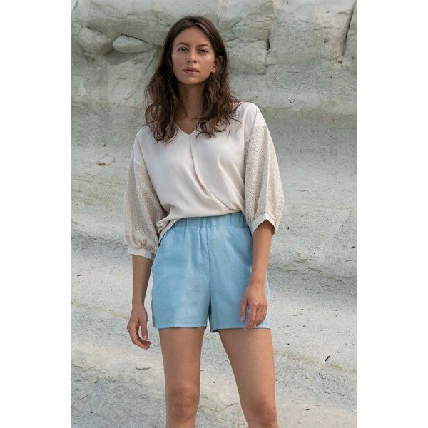 WiDDA berlin kurze Jeans-Shorts aus TENCEL® Chambray