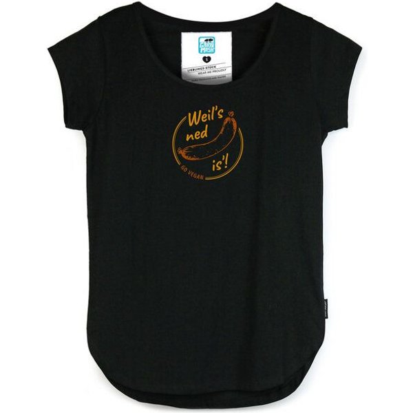 GARY MASH Shirt Asheville Weil’s ned wurscht is‘! aus Bio-Baumwolle