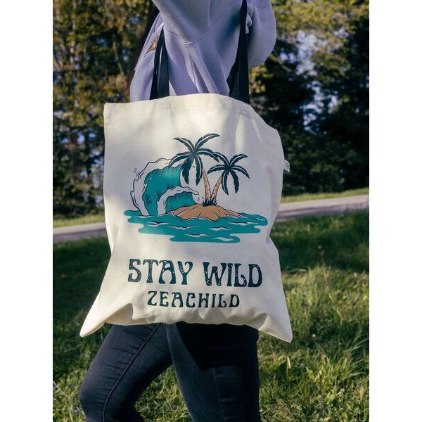 Zeachild Stay Wild Jutebeutel