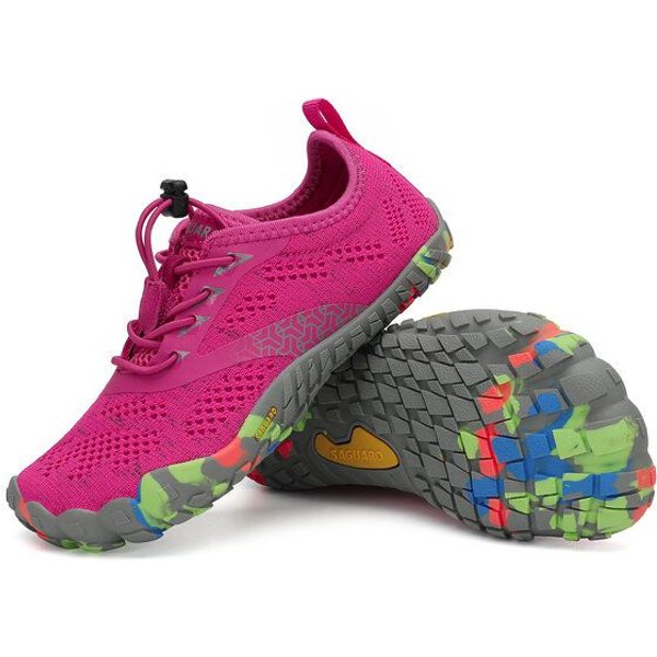 SAGUARO Barfußschuhe vegan Sport-Schuhe Damen Herren Minimalschuhe Laufschuhe