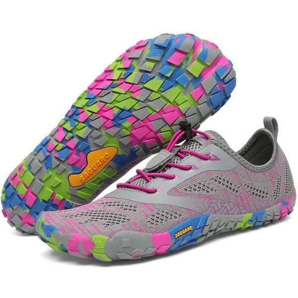 SAGUARO Barfußschuhe vegan Sport-Schuhe Damen Herren Minimalschuhe Laufschuhe