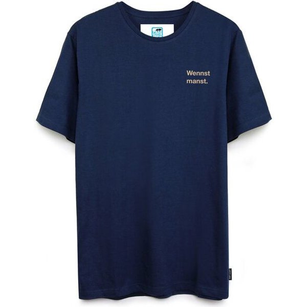 GARY MASH T-Shirt Wennst manst. aus Biobaumwolle