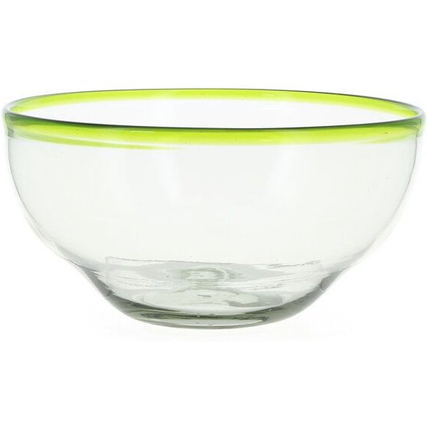 GLOBO Fair Trade Schale aus Recyclingglas, mundgeblasen, verschiedene Designs