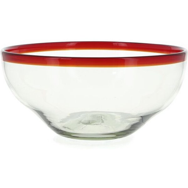 GLOBO Fair Trade Schale aus Recyclingglas, mundgeblasen, verschiedene Designs