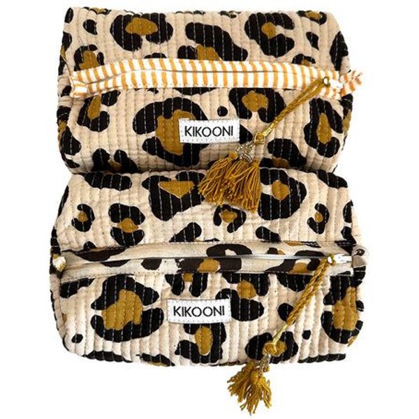 KIKOONI Handgefertigte kleine Kosmetiktasche "Small K "