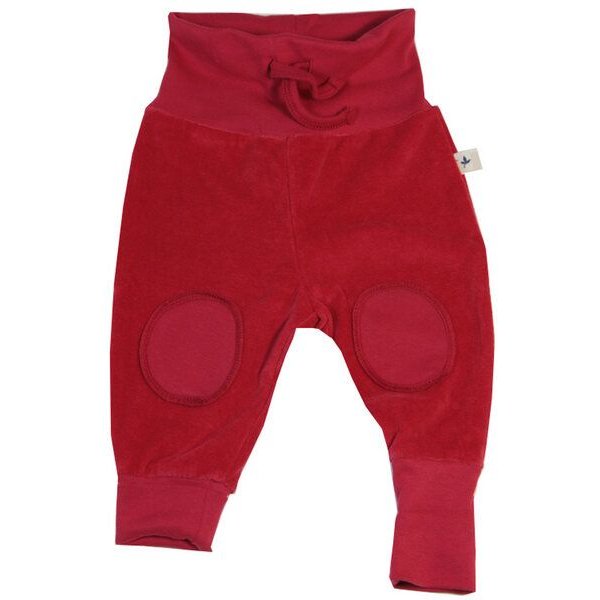 Leela Cotton Baby Nickyhose mit Bündchen Farbe rot