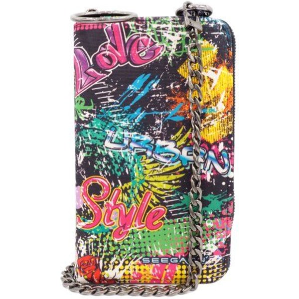 Seegarn-Täschle / 2in1 Handy-Tasche und Geldbeutel (MB12)