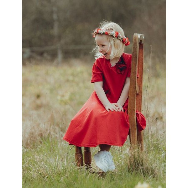 Marraine Kids T-Shirtkleid mit Tellerrock aus Bio Baumwolle "ORIGAMI"