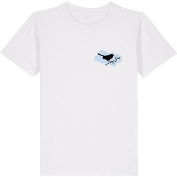 Spangeltangel Kinder-T-Shirt "Vogel", Biobaumwolle, bedruckt