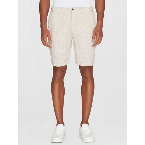 KnowledgeCotton Apparel Loose Herringbone Leinen SHORTS