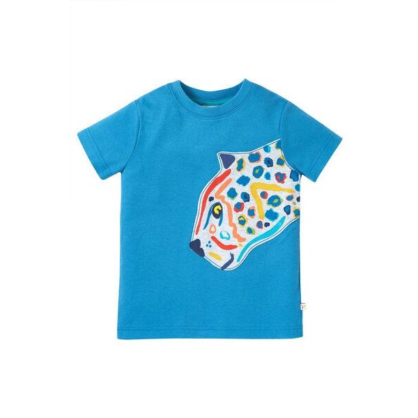 Frugi T-Shirt mit Jaguar, Kurzarm