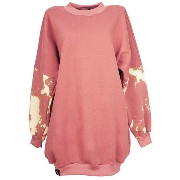 Lena Schokolade Long Sweater Rose aus Bio-Baumwolle