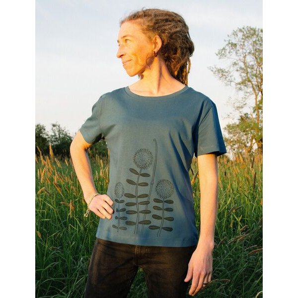 Cmig Damen T-shirt Waldblumen in stargazer