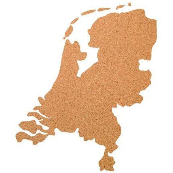 Kork-Deko Holland (Niederlande) als Pinnwand aus Kork XXL ca. 80x50 cm