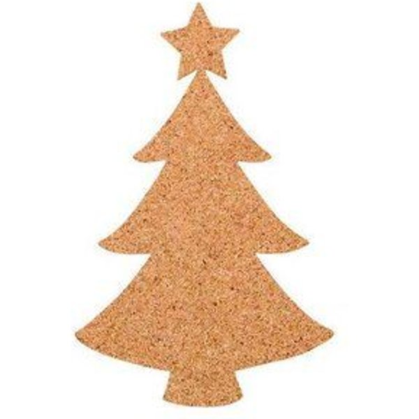 Kork-Deko Pinnwand in Weihnachtsbaum-Form aus Kork "Corkworld" Weihnachtsbaum XXL