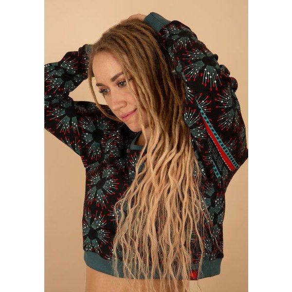 Die rote Zora Cropped Sweater Starlight