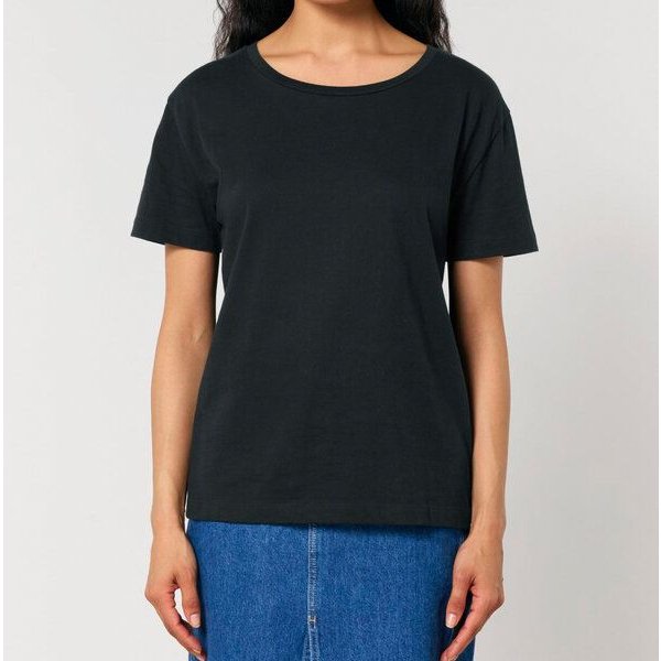 FAIRTICKEN BASICS Damen Basic Rundhals T-Shirt aus 100% Bio-Baumwolle