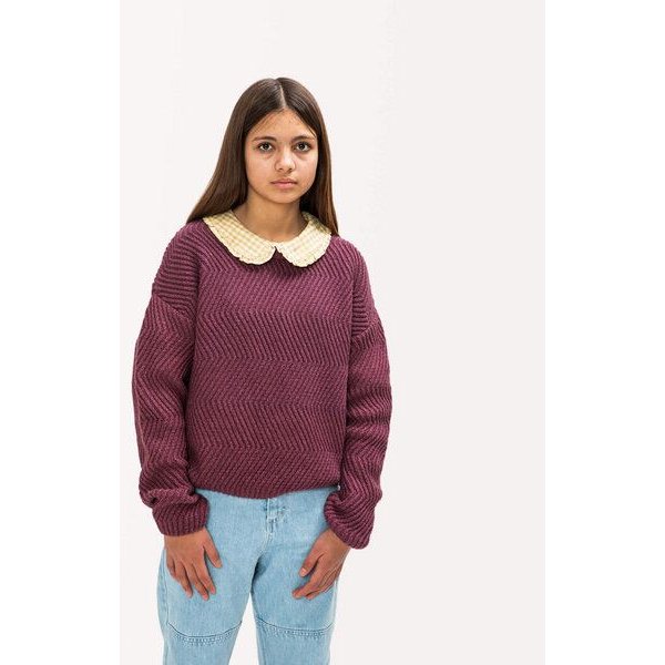 Matona Gestrickter Wollpullover für Kinder / Round Neck Sweater