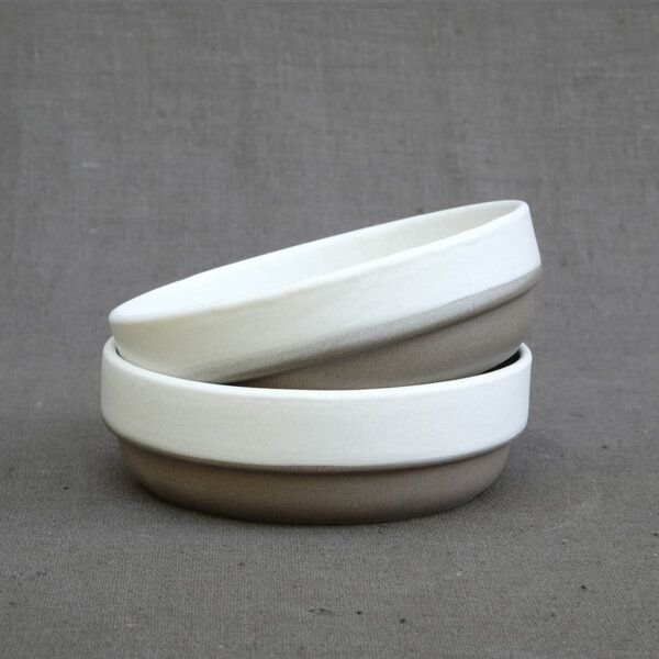 Izanami Tableware Handgemachter MÜSLI SCHALE SET 4er Set (⌀ 14 cm) aus Steinzeug - Lietzensee