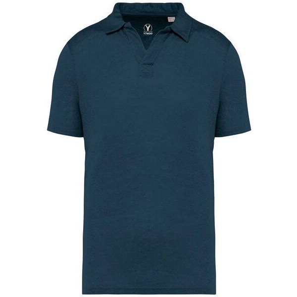 YTWOO Herren Polohemd aus 100% Leinen