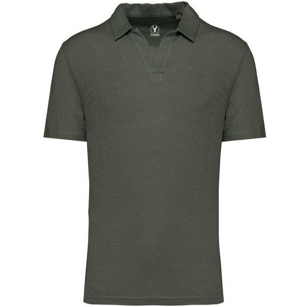 YTWOO Herren Polohemd aus 100% Leinen