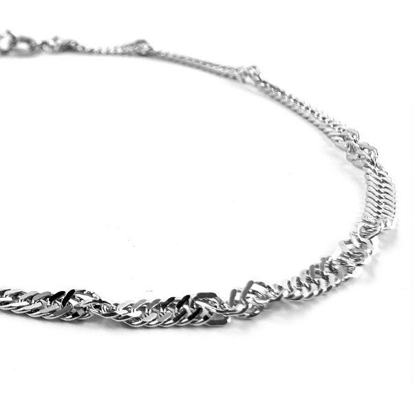MOANINA Armband Mera - 925 Silber/18k Gold Vermeil
