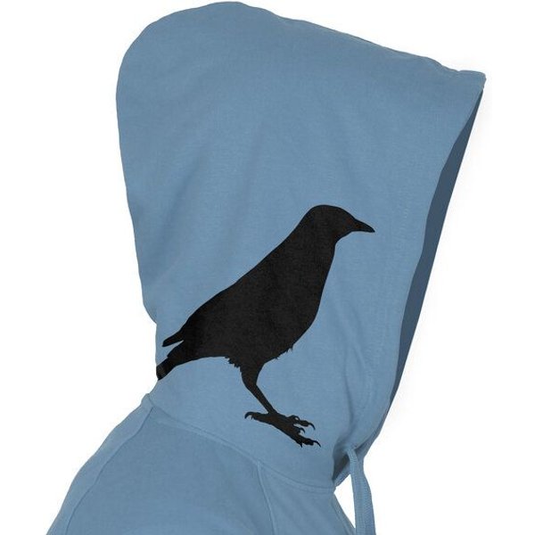 HANDGEDRUCKT "Rabenflüsterer" Männer Hoody Neutral