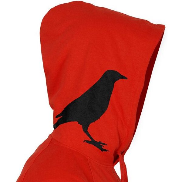 HANDGEDRUCKT "Rabenflüsterer" Männer Hoody Neutral