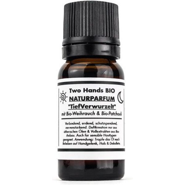 Two Hands BIO Naturparfum „TiefVerwurzelt“ mit Bio-Weihrauch & Bio-Patchouli - Bio Vegan