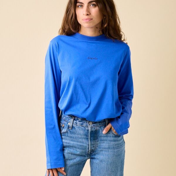 popeia Damen Langarmshirt aus Bio-Baumwolle