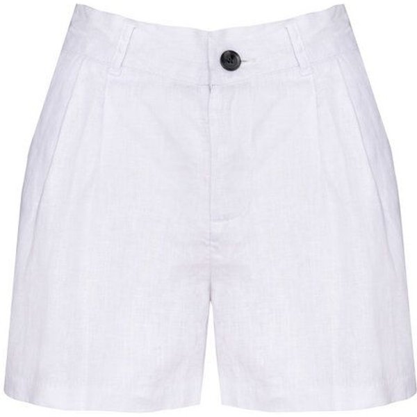 YTWOO Damen Shorts aus 100% Leinen