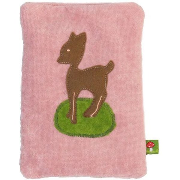 Pat und Patty Wärmekissen "Reh", Dinkelkörner ,Farbe: rosa Samt
