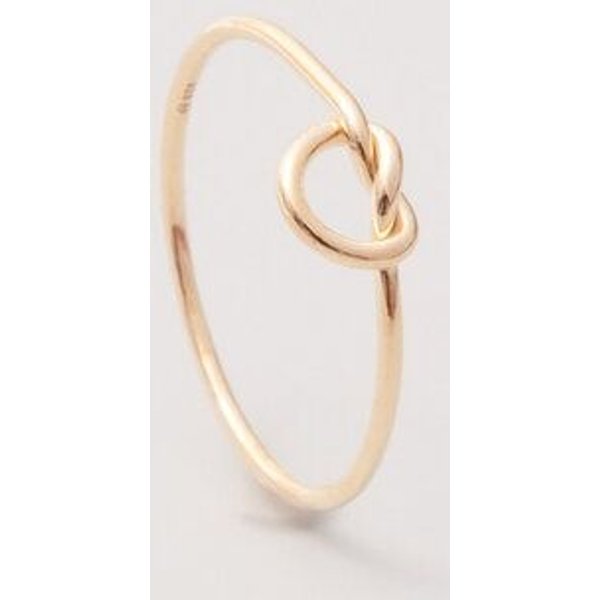 fejn jewelry Ring 'knot ring' mit zartem Knoten
