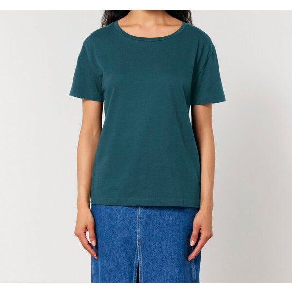 FAIRTICKEN BASICS Damen Basic Rundhals T-Shirt aus 100% Bio-Baumwolle