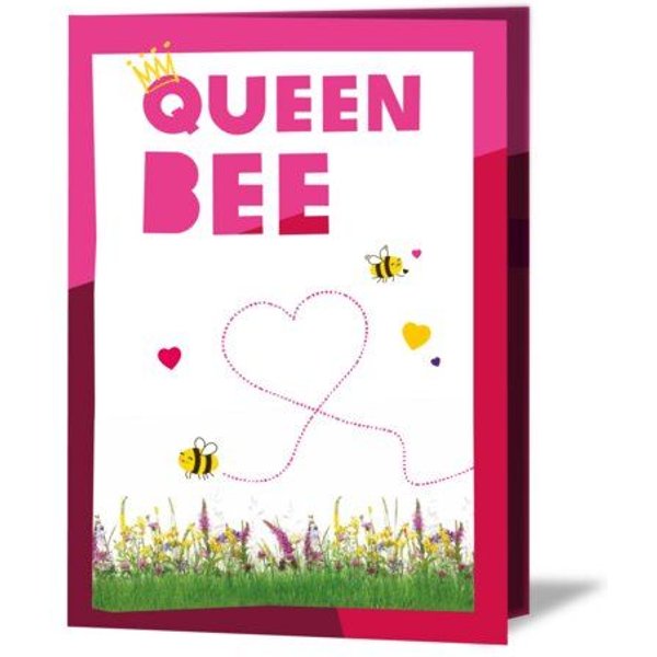 OxfamUnverpackt Spenden-Geschenk "Honigbienen" (Muttertagskarte mit Magnet)