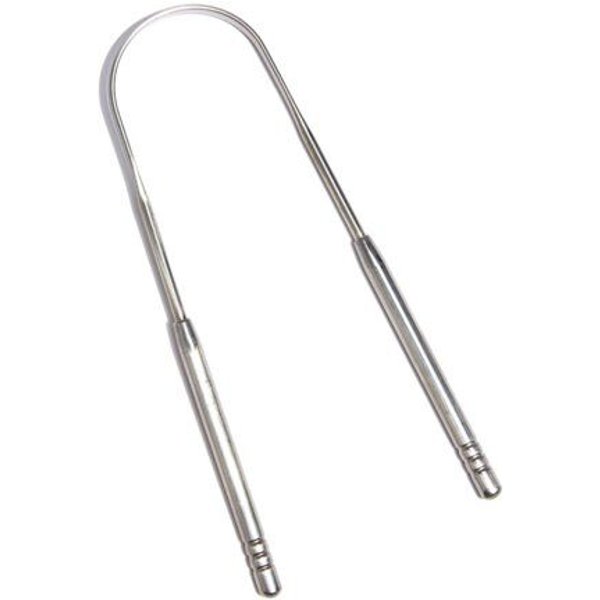 apeiron Zungenreiniger aus Edelstahl in Silber