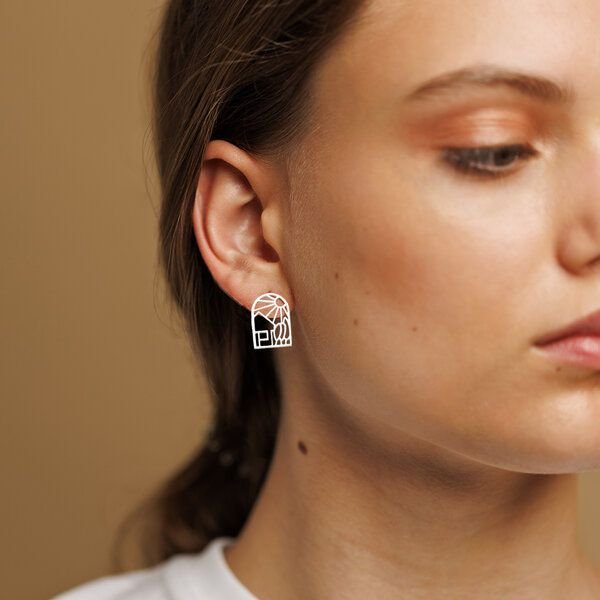 ChristinaPauls Slow jewellery Mini Ohrstecker Canela in Silber oder Gold